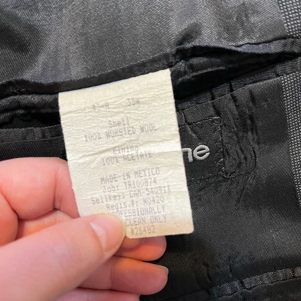 Gray Claiborne Men’s Suit- Size 35